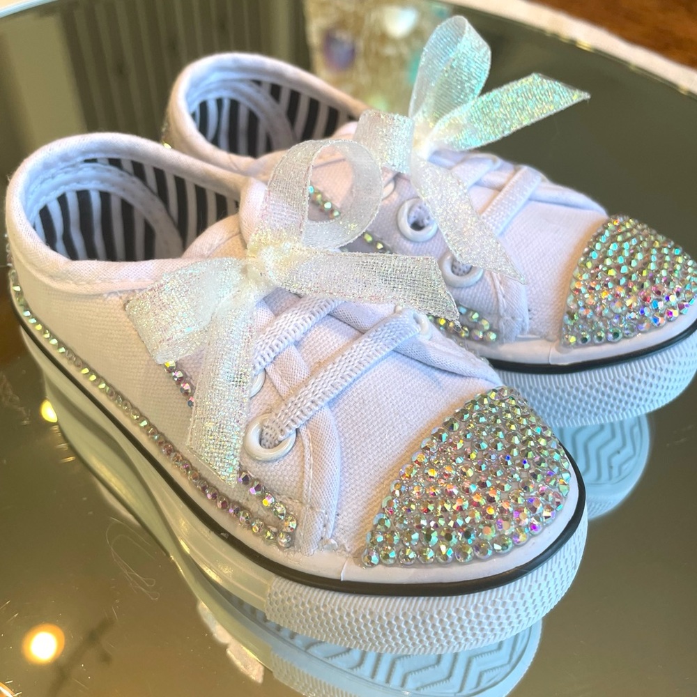 Bling Rhinestone Kids Shoes - Picture 9 of 17